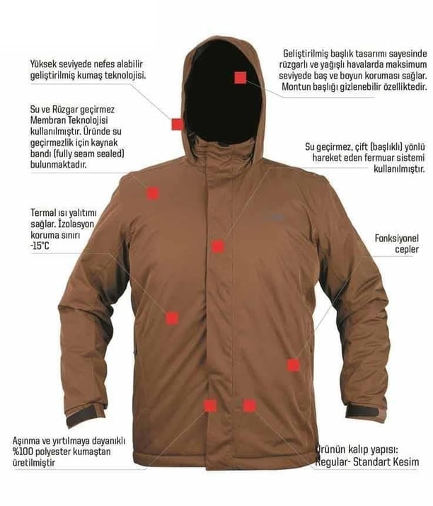 YDS XPRO LOGAN OUTDOOR MONT ERKEK -AÇIK HAKİ