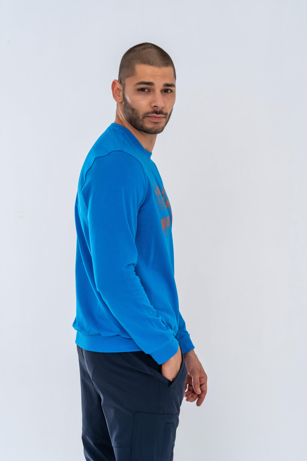 SWEATSHIRT BASIC - 902 - B01 - S.MAVİ
