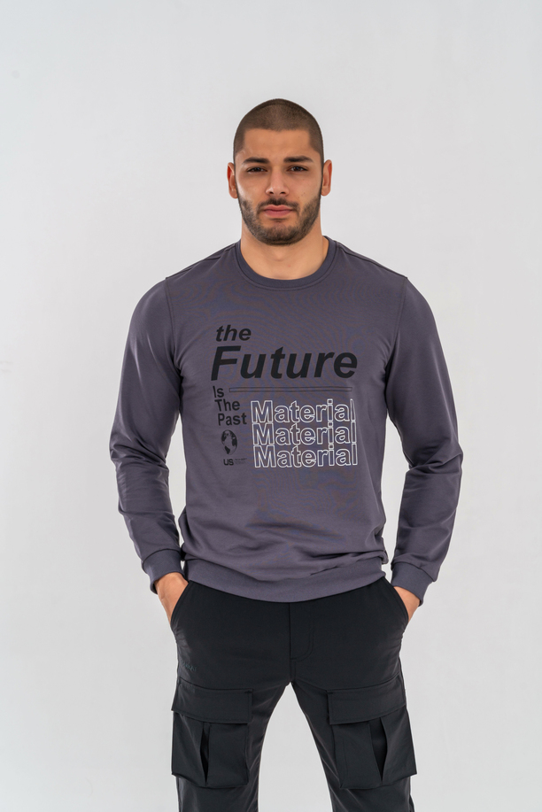 SWEATSHIRT BASIC - 902 - B24 - ANTRASİT