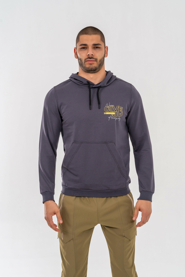 SWEATSHIRT KAPŞONLU - 904 - B36 - ANTRASİT