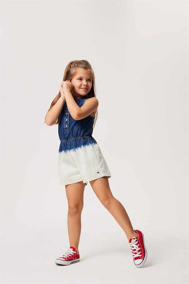 Alexıs Kız Çocuk Tulum Mıd Blue