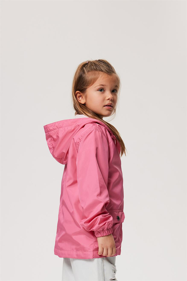 Amber Kız Çocuk Yağmurluk Pembe