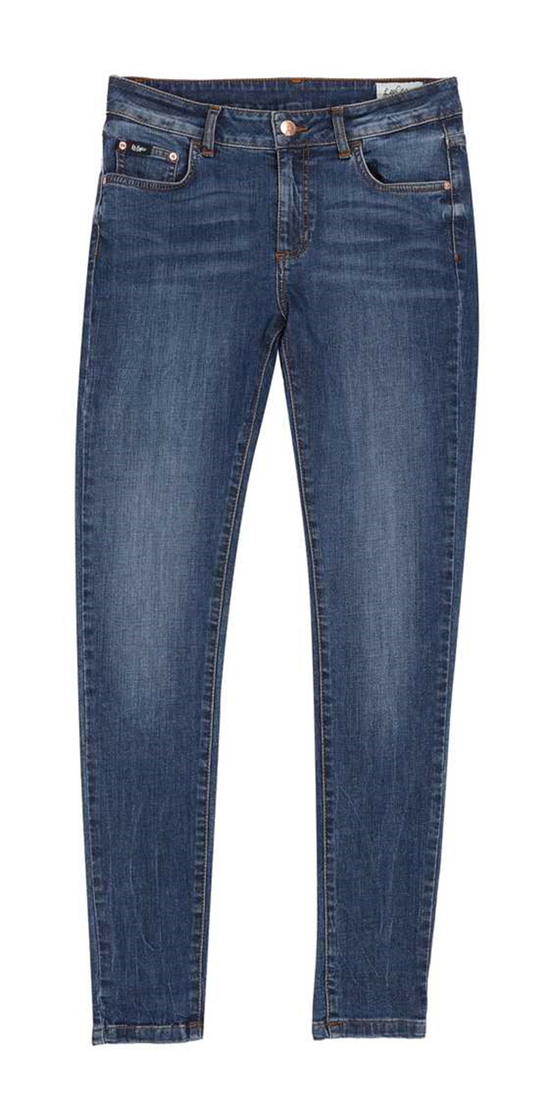AMY KADIN DENIM SKINNY MIDRISE PANTOLON