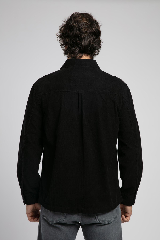 Ander Erkek %100 Pamuk Dokuma Ceket Siyah