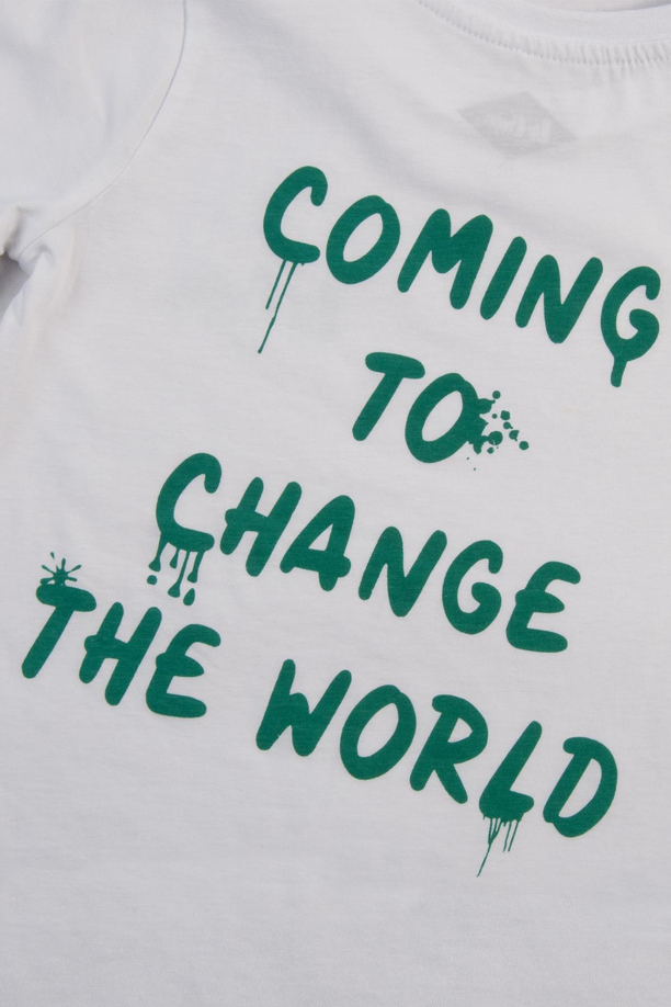 Ares Erkek Çocuk O Yaka T-Shırt Beyaz