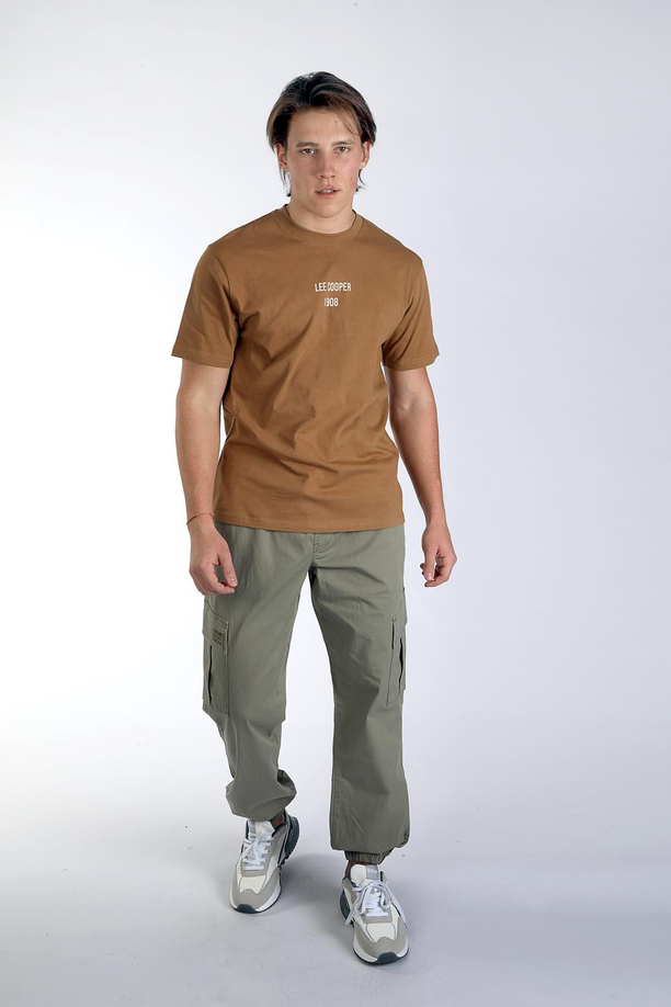 Artaud Erkek O Yaka T-Shirt Taba