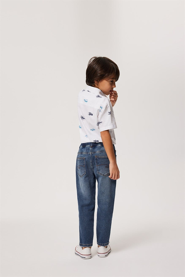 Ballon Erkek Çocuk Jean Pantolon Mıd Blue