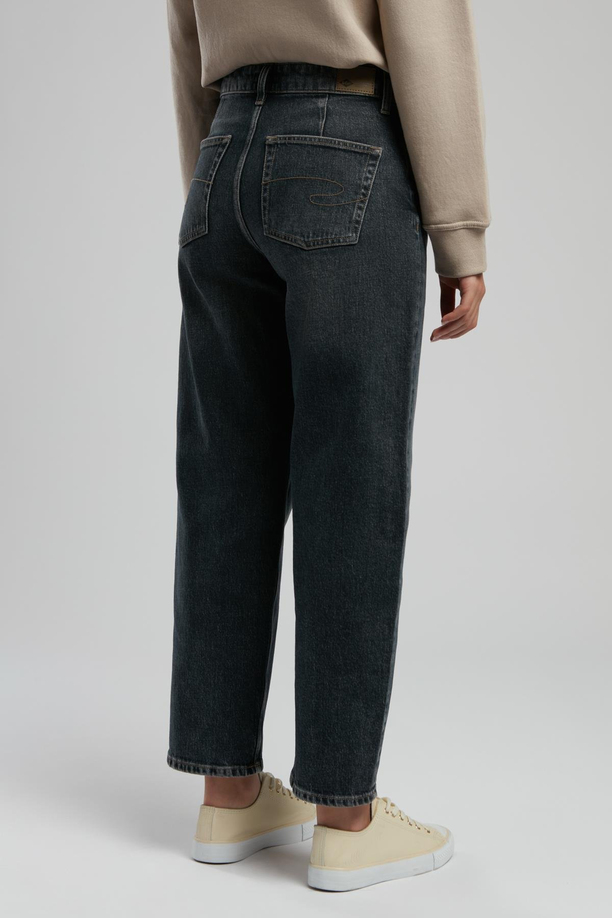 Balloon Yüksek Bel Bol Kesim Daralan Paça Francesca Mbk Kadın Jean Pantolon