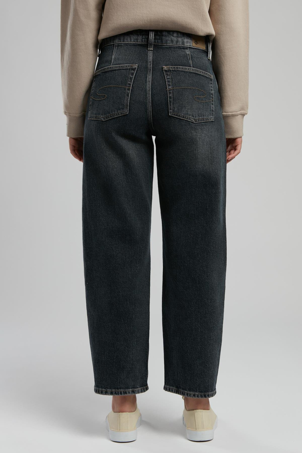 Balloon Yüksek Bel Bol Kesim Daralan Paça Francesca Mbk Kadın Jean Pantolon