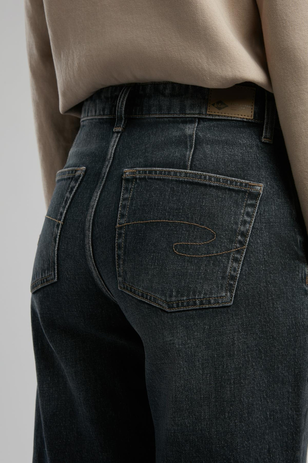 Balloon Yüksek Bel Bol Kesim Daralan Paça Francesca Mbk Kadın Jean Pantolon