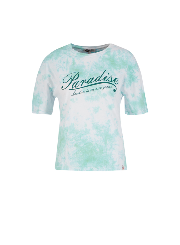 Becky Kadın Bisiklet Yaka T-shirt Mint
