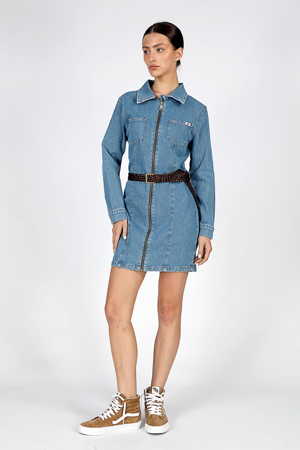 BELLA KADIN JEAN ELBİSE