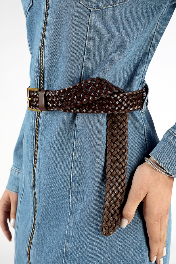 BELLA KADIN JEAN ELBİSE