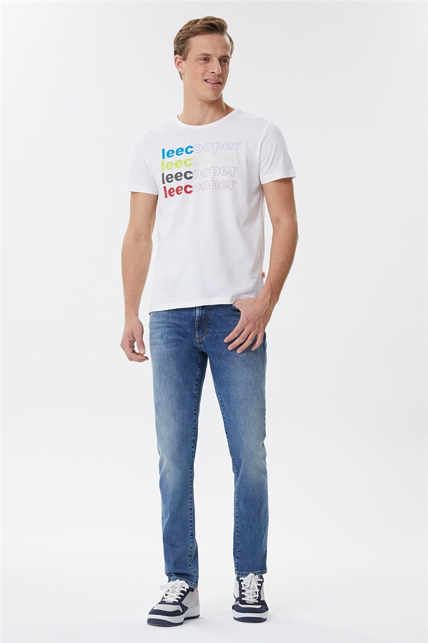 Bert Erkek O Yaka T-Shirt Beyaz