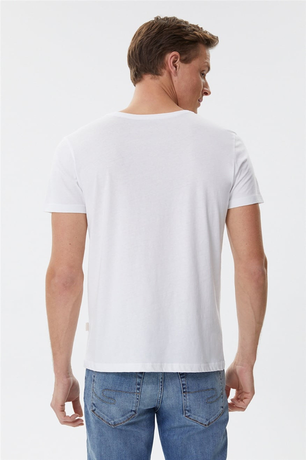 Bert Erkek O Yaka T-Shirt Beyaz