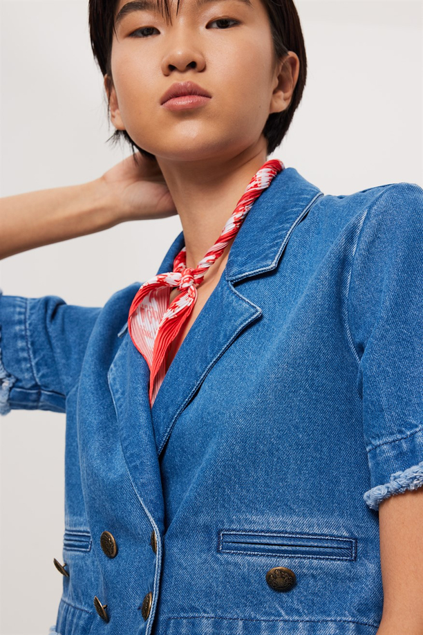 Bery Kadın Jean Ceket Denım