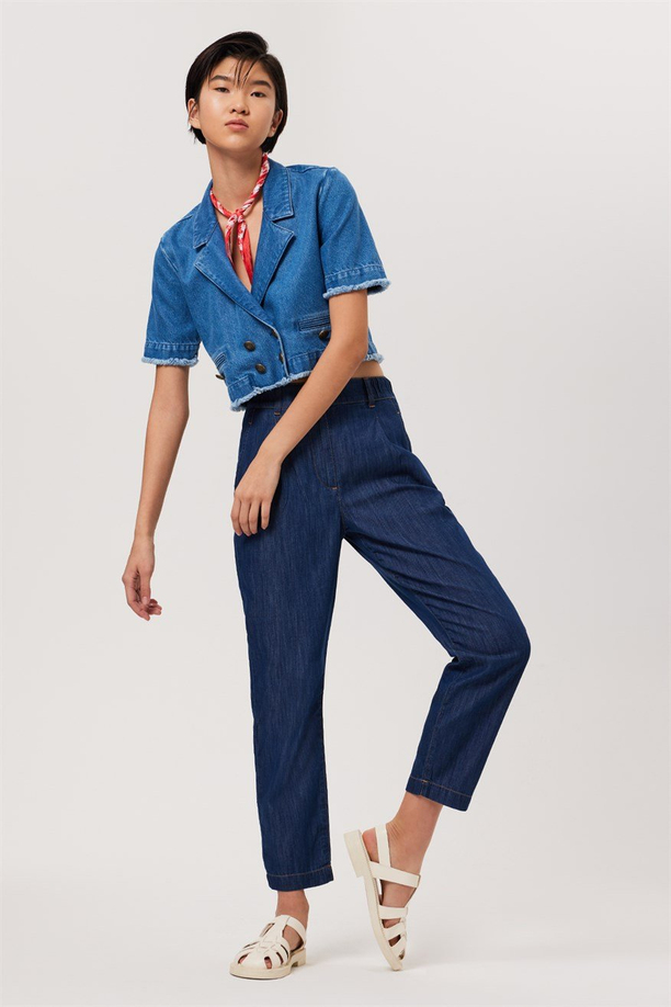 Bery Kadın Jean Ceket Denım