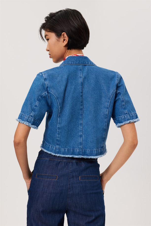 Bery Kadın Jean Ceket Denım