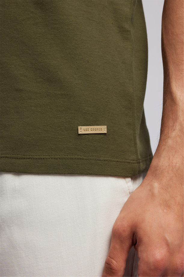 BRAT Erkek Regular Fit Basic Polo Yaka T-Shirt Yeşil