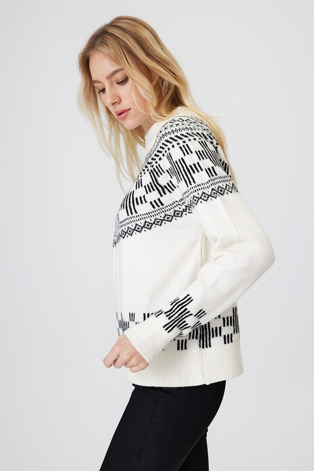 Brıtney Kadın Jakarlı Kazak