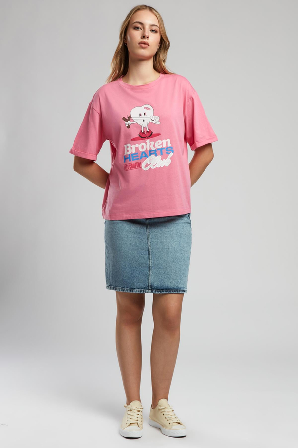 Broken Kadın O Yaka T-Shirt