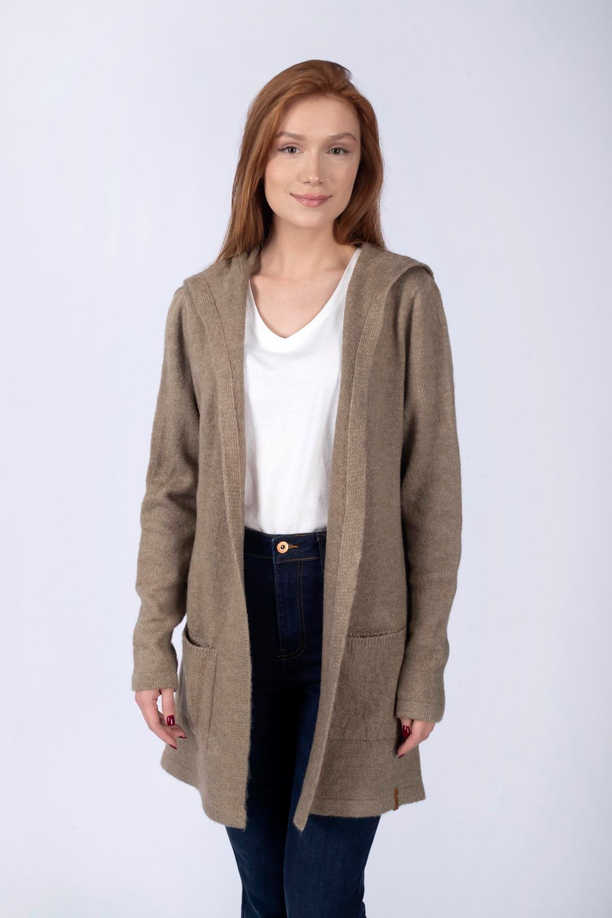 Carley Triko Kadın Hırka Bej