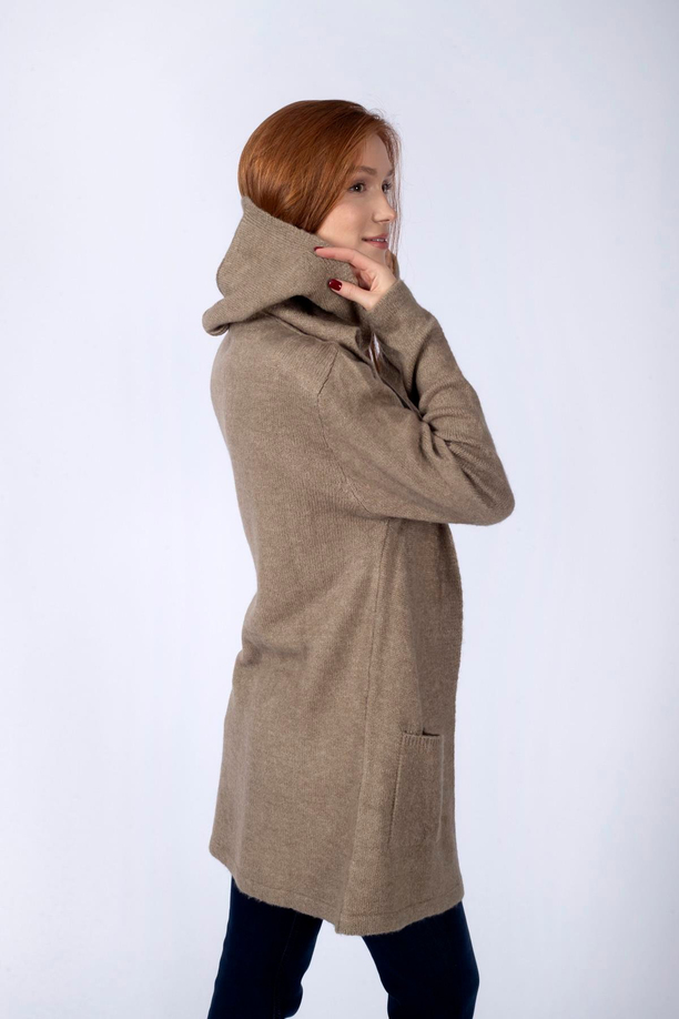 Carley Triko Kadın Hırka Bej