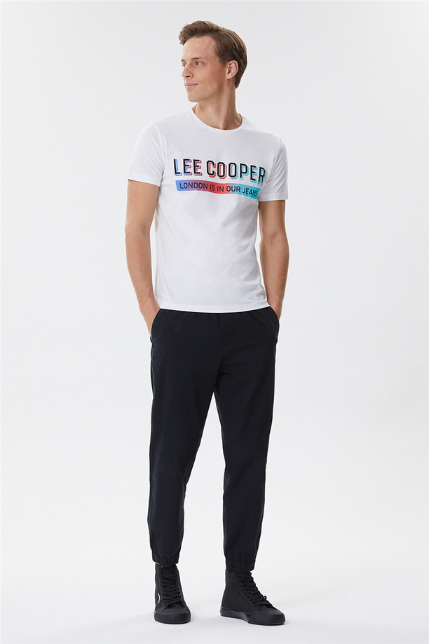 Carter Erkek O Yaka T-Shirt Beyaz
