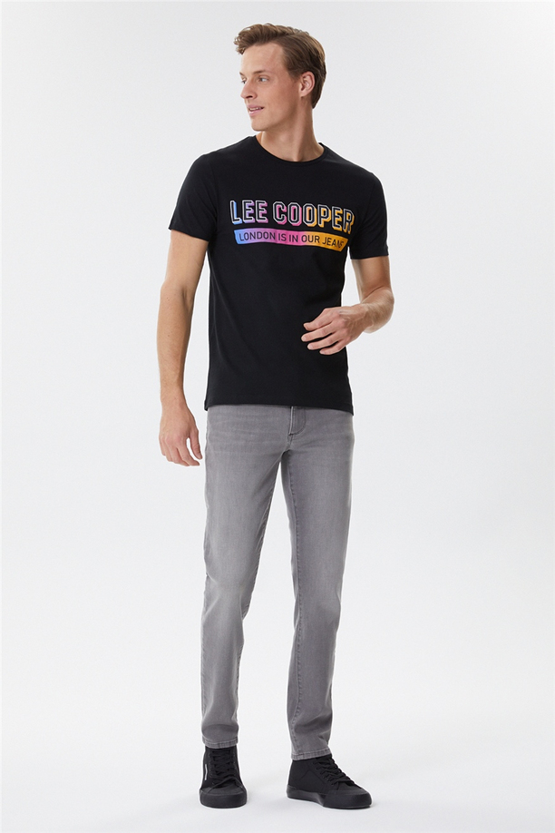 Carter Erkek O Yaka T-Shirt Siyah