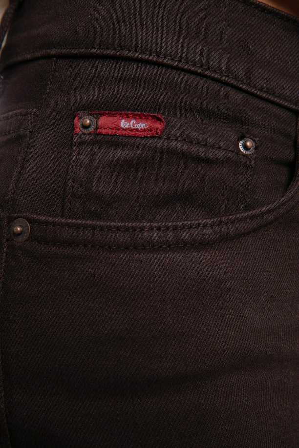 Clara Yüksek Bel Düz Kesim Düz Paça Kahve Kadın Pantolon