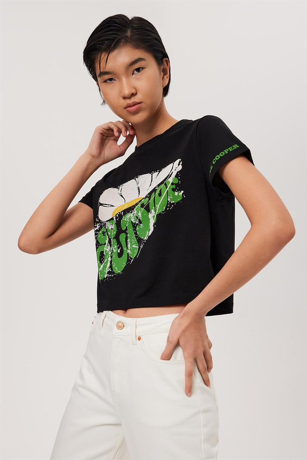 CODE KADIN O YAKA T-SHIRT