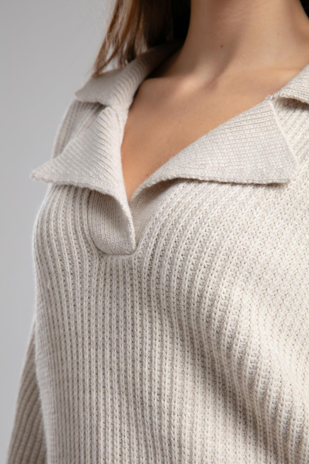 CORA KADIN POLO YAKA KAZAK