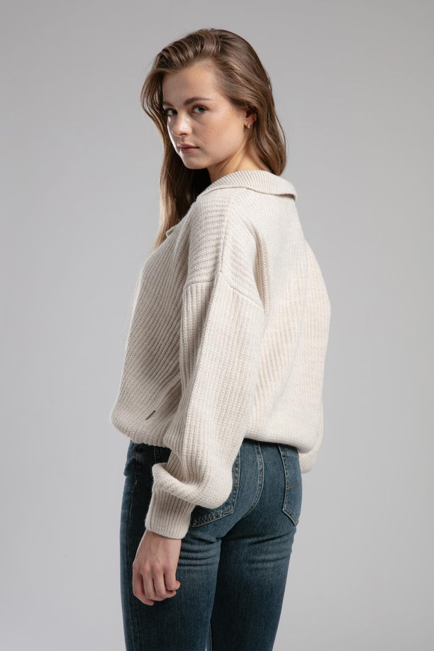 CORA KADIN POLO YAKA KAZAK