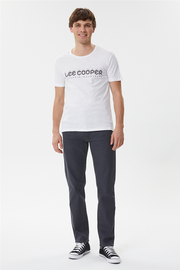 Cox Erkek O Yaka T-Shirt Beyaz