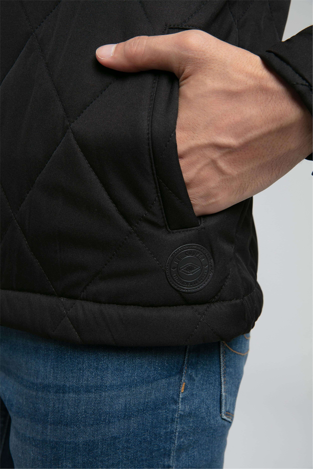 Declan Erkek Mont Siyah