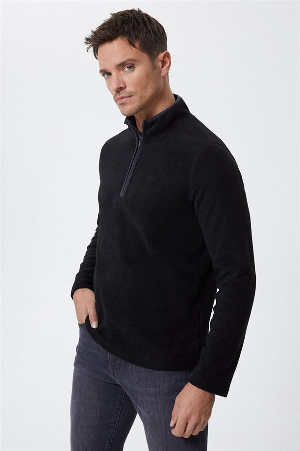 Dennis Erkek Dik Yaka Sweatshirt