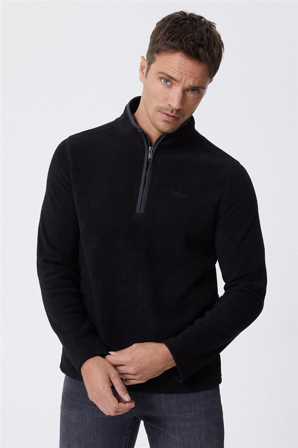 Dennis Erkek Dik Yaka Sweatshirt