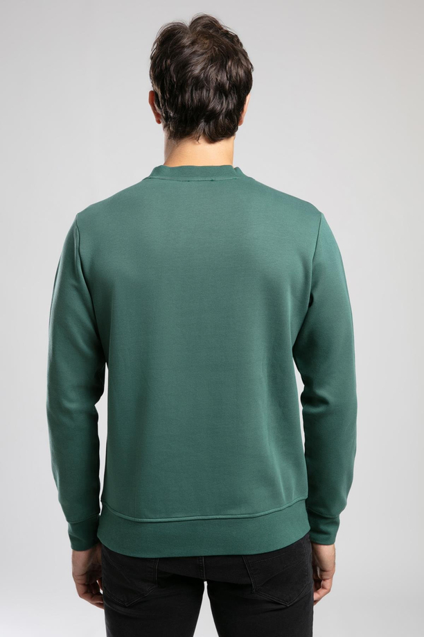 Desavvı Erkek O Yaka Sweatshirt Zümrüt