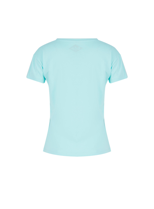 Dollie Kadın Bisiklet Yaka T-Shirt Mint