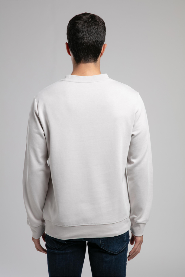 Dorres Erkek O Yaka Sweatshirt Taş