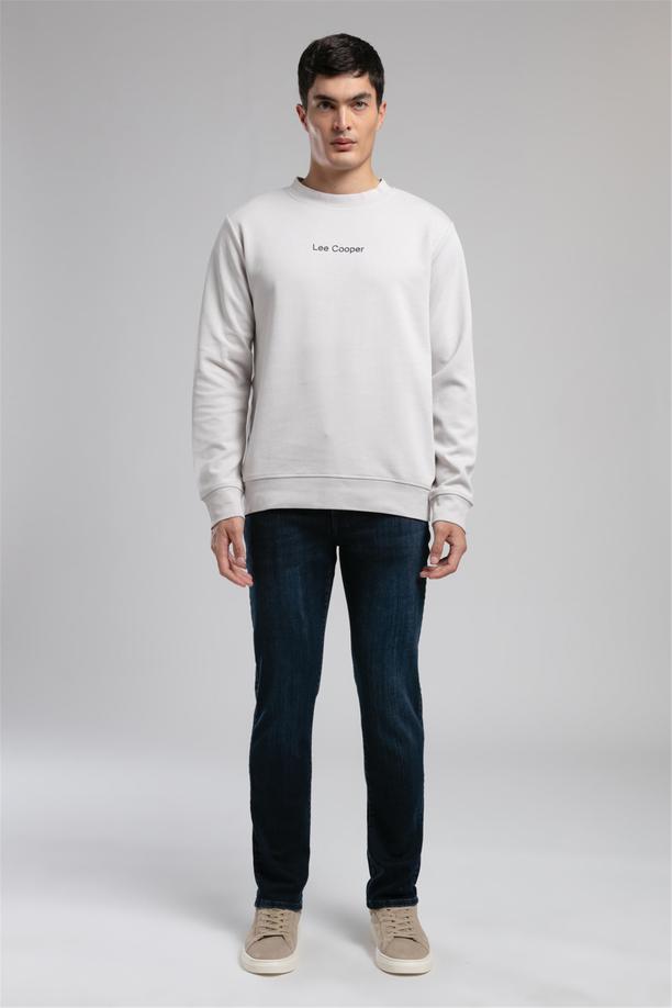 Dorres Erkek O Yaka Sweatshirt Taş