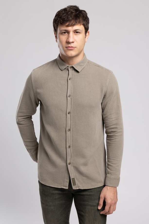 DOYLE ERKEK DOKUMA U.KOL GÖMLEK