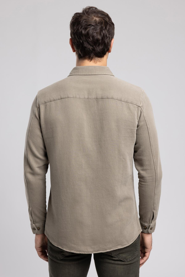 DOYLE ERKEK DOKUMA U.KOL GÖMLEK