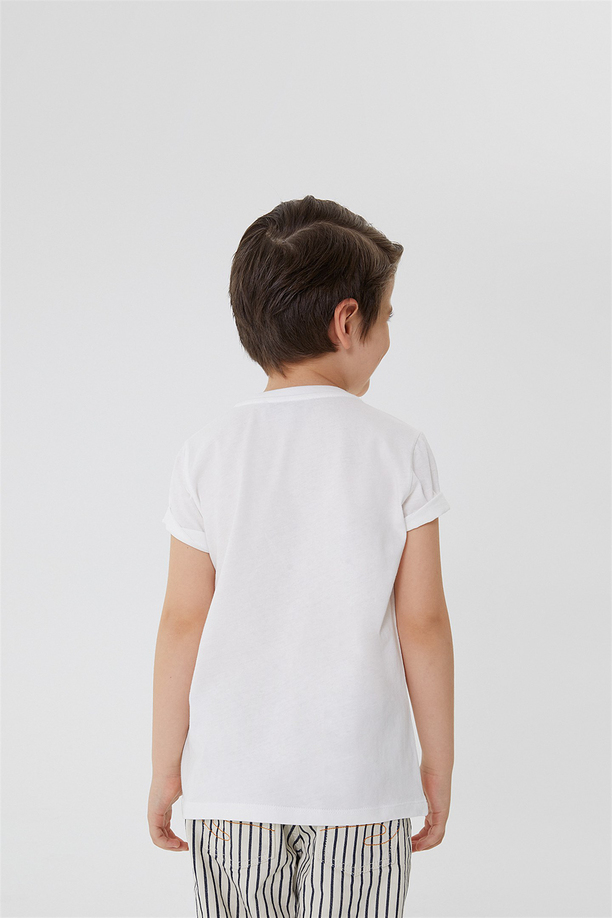 DRAWINGLOGO ERKEK ÇOCUK O YAKA T-SHIRT