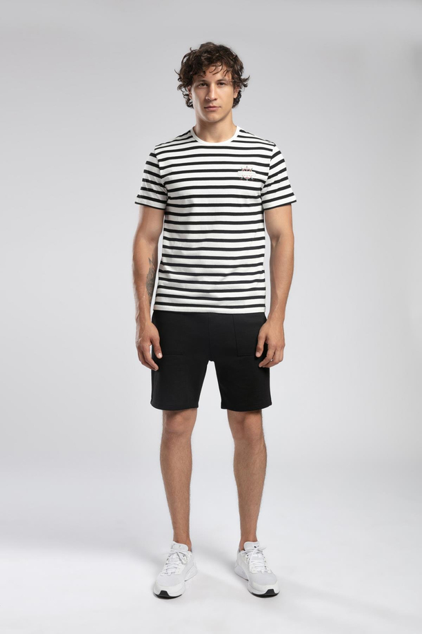 EDDY Erkek %100 Pamuk O YAKA T-SHIRT