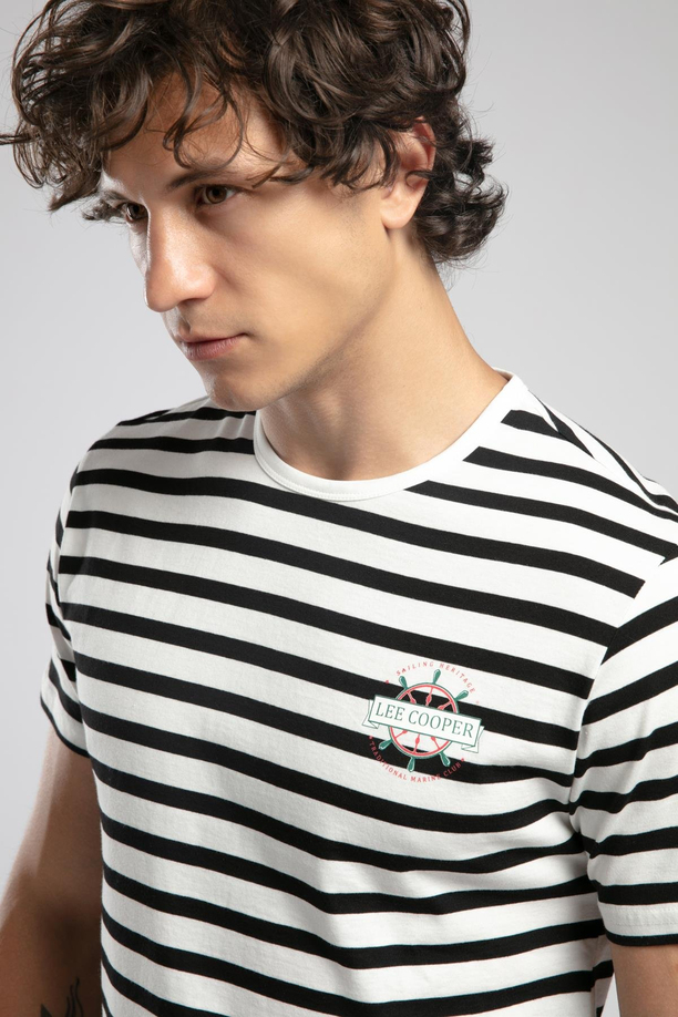 EDDY Erkek %100 Pamuk O YAKA T-SHIRT