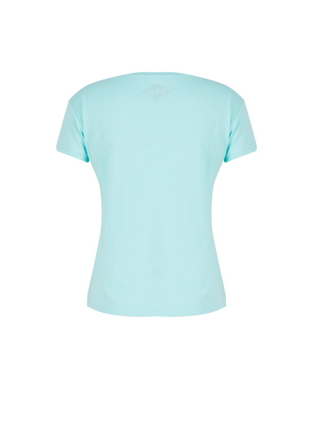 Elisa Kadın Bisiklet Yaka T-Shirt Mint