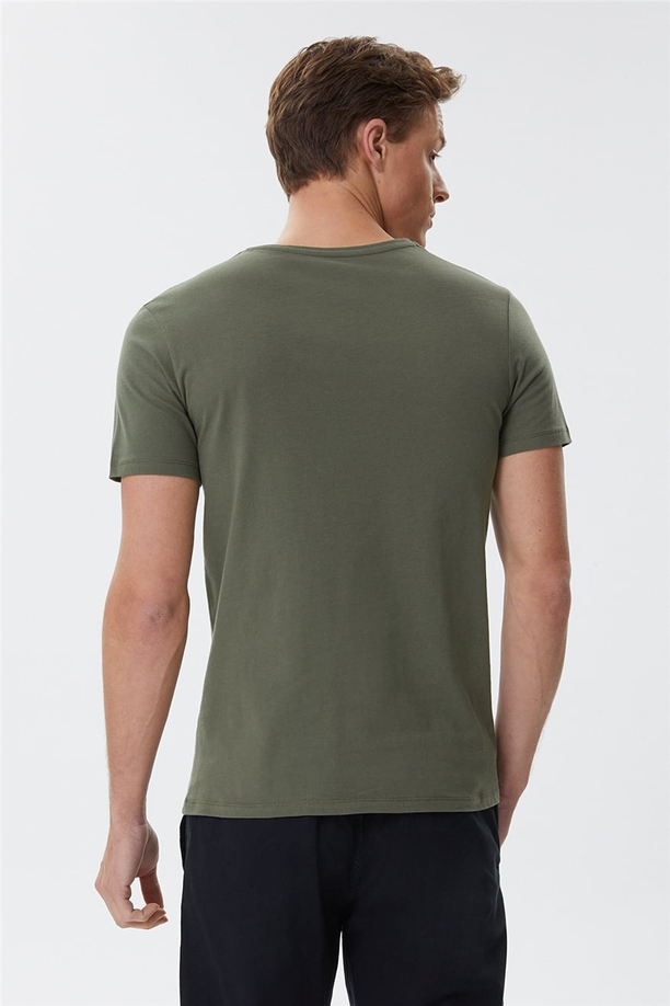 Ellery Erkek O Yaka T-Shirt Olive
