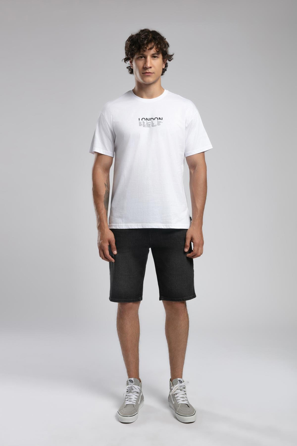 Elyo 4 Erkek Jean Şort