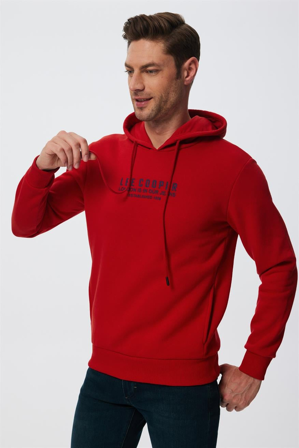 Faust Erkek Sweatshırt Kırmızı 